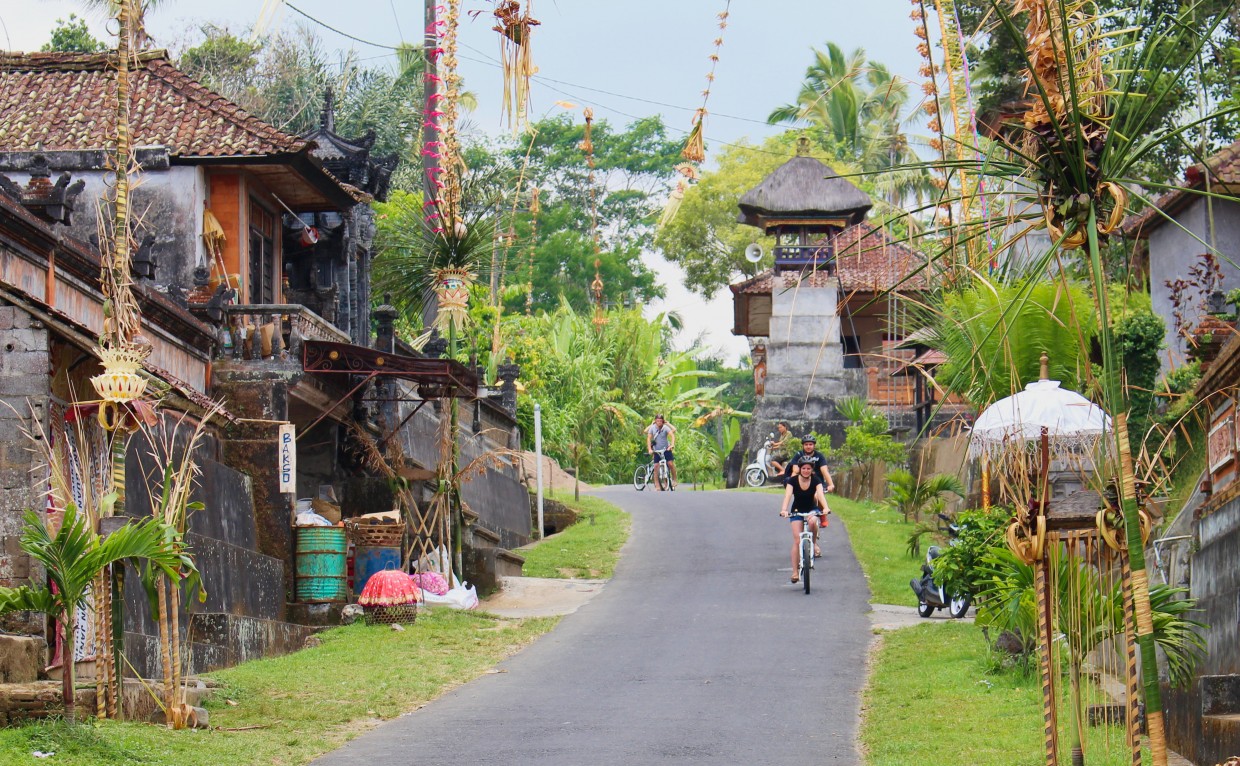 Cycling in Bali