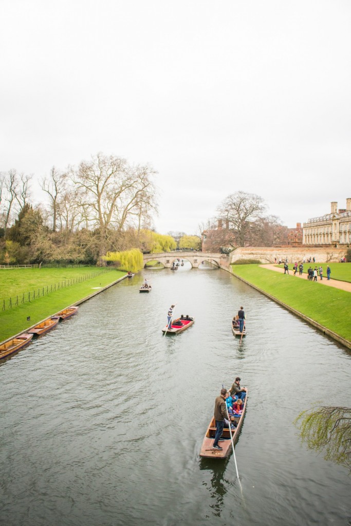 Punting in Cambridge, UK, Europe