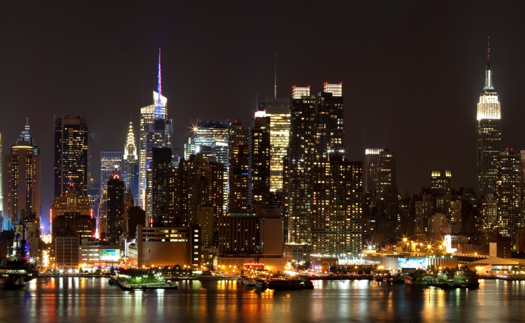 Manhattan city skyline