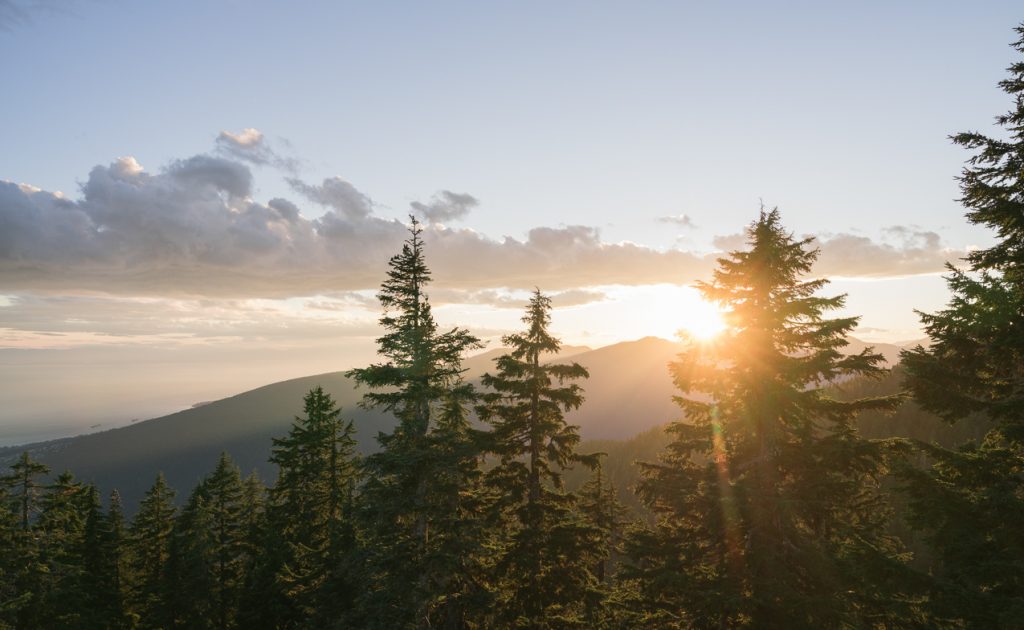 Grouse Mountain sunset