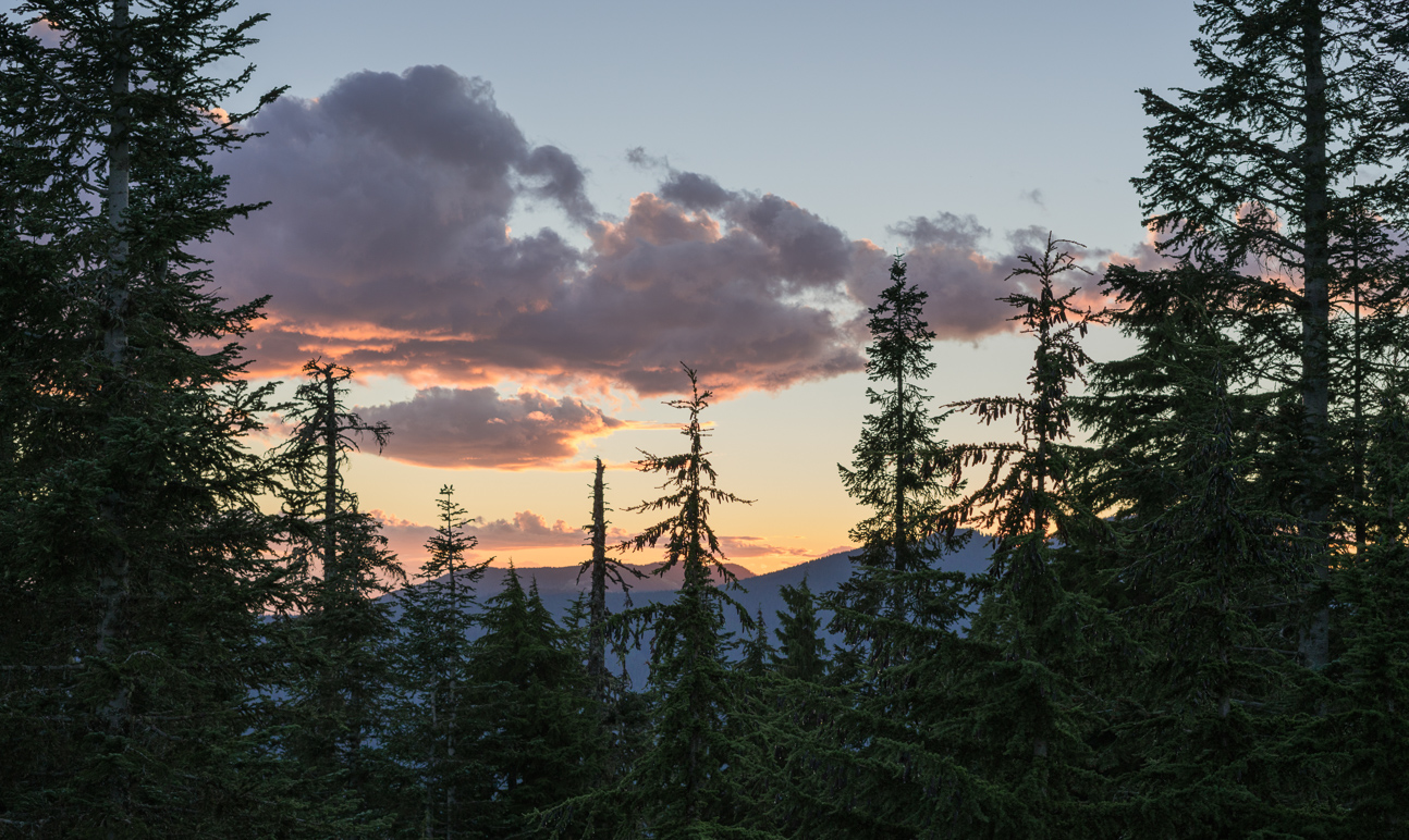 Sun set on Grouse Mountain