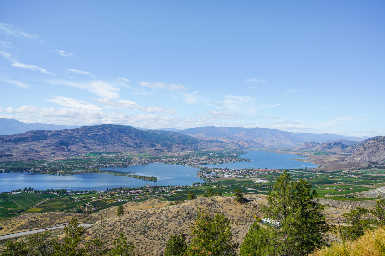 View over Osoyoos Lake