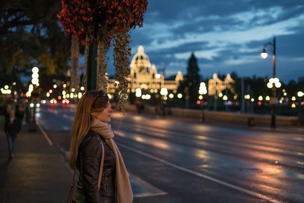 Evening in Victoria, Canada