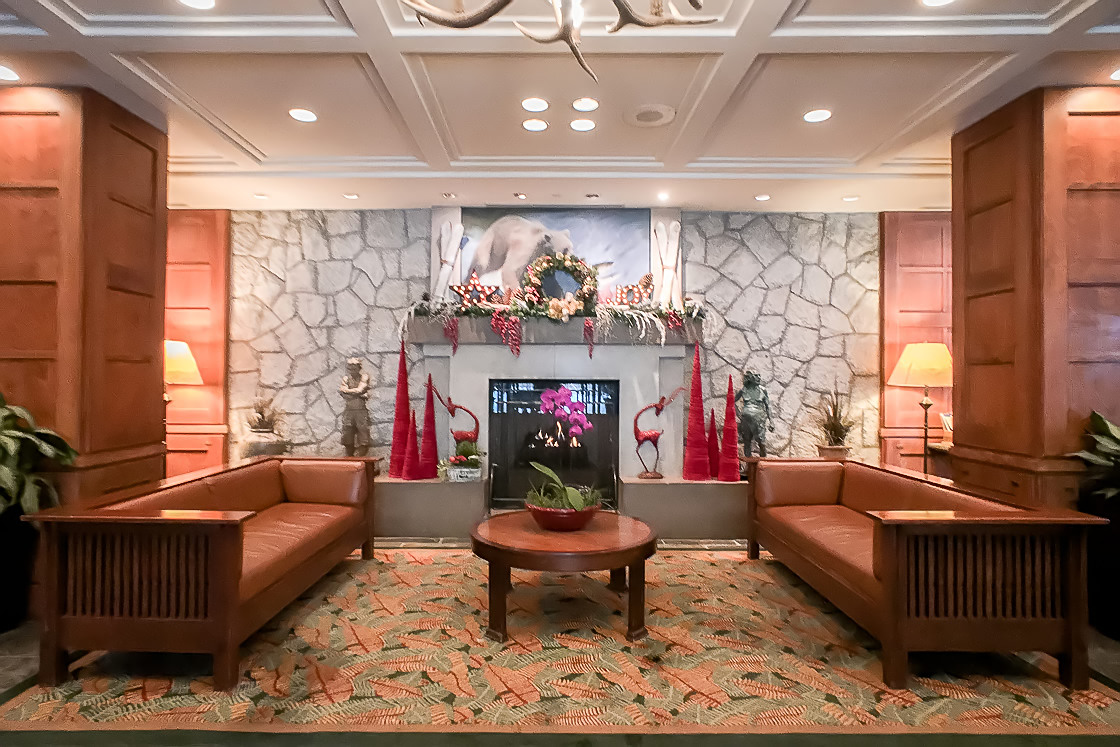 Pan Pacific Whistler fireplace