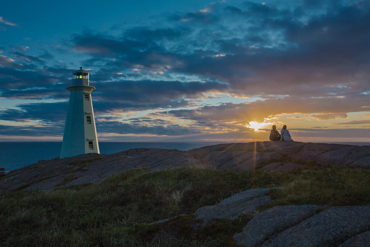 Sunrise at Cape Spear Lighthouse National Historic Site, Avalon