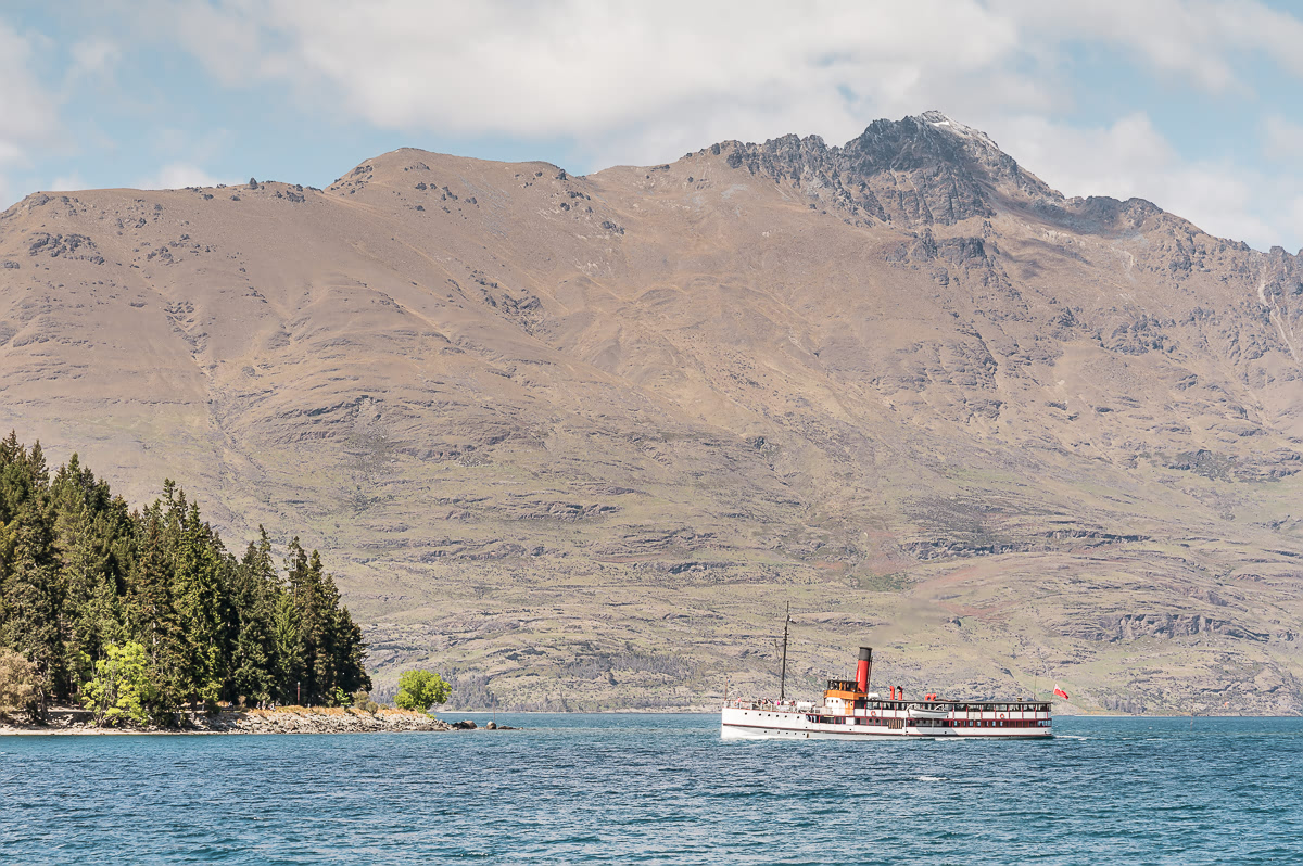 TSS Earnslaw on Lake Wakatipu