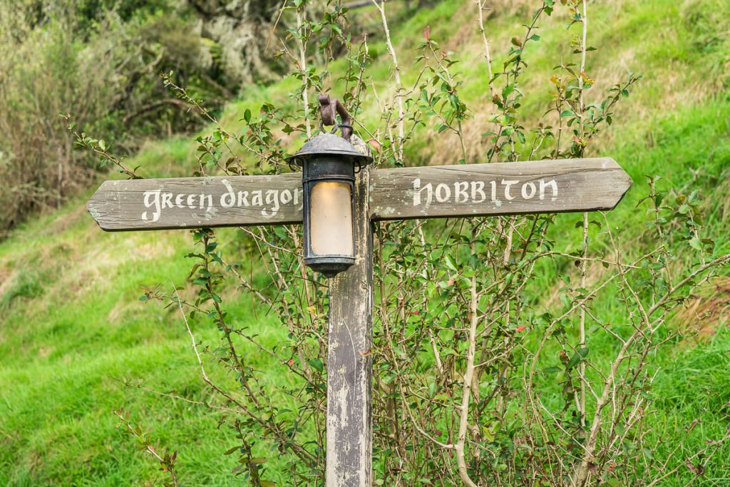 Hobbiton signs