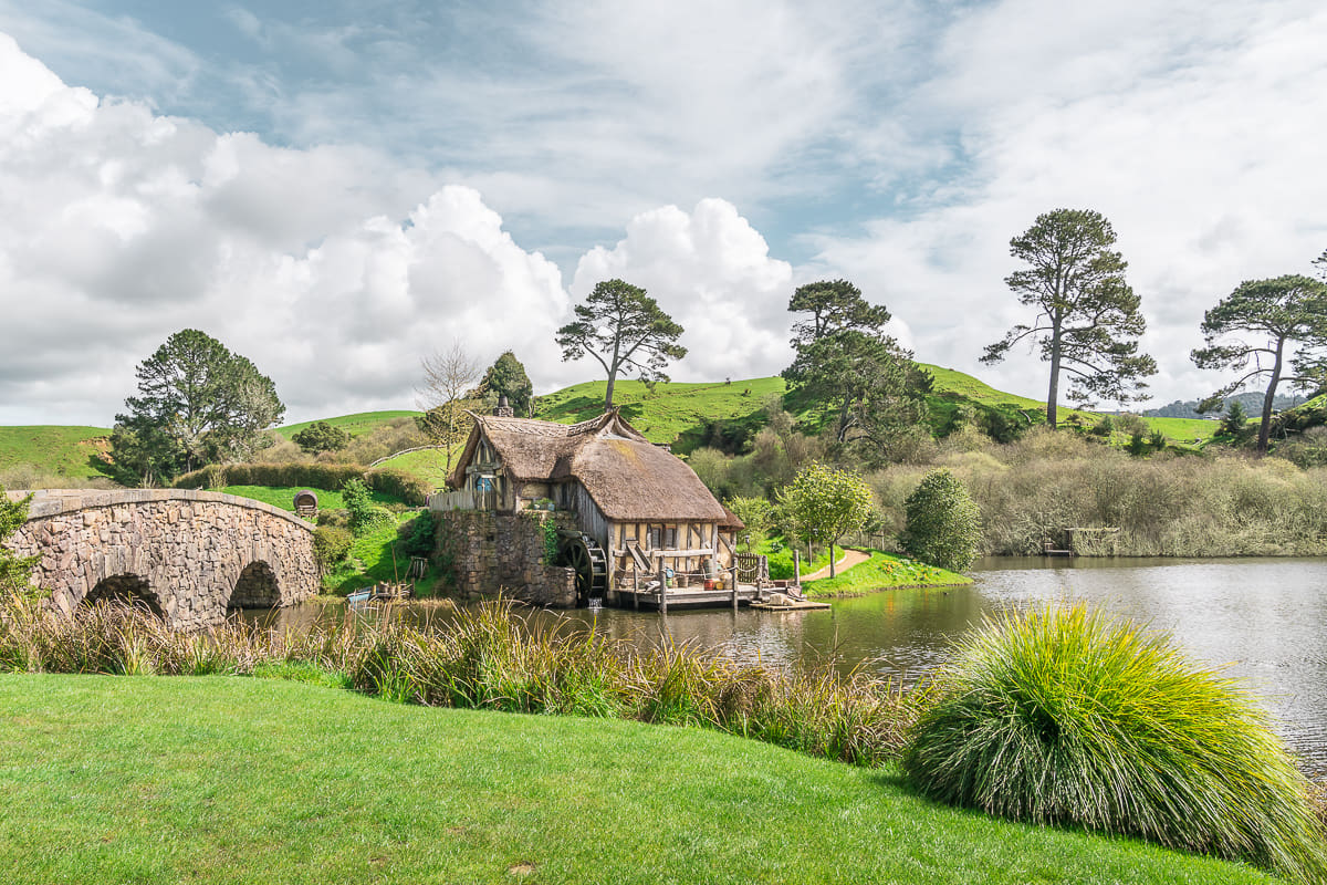 visiting Hobbiton in Matamata