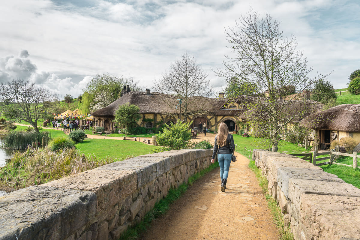 walking around Hobbiton