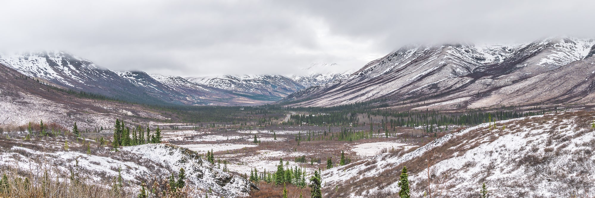 snow fence in the midnight sun, Demster highway available as