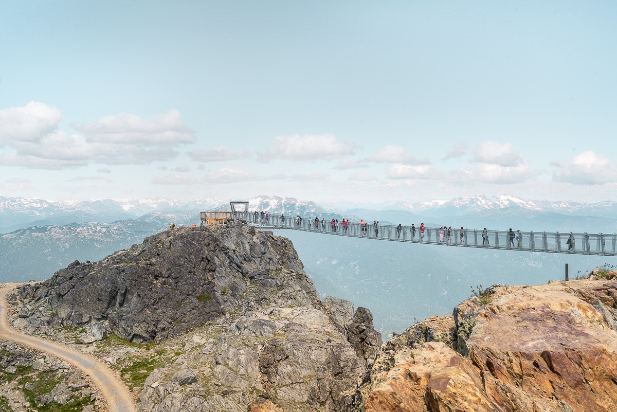 Summer activities Whistler suspension bridge