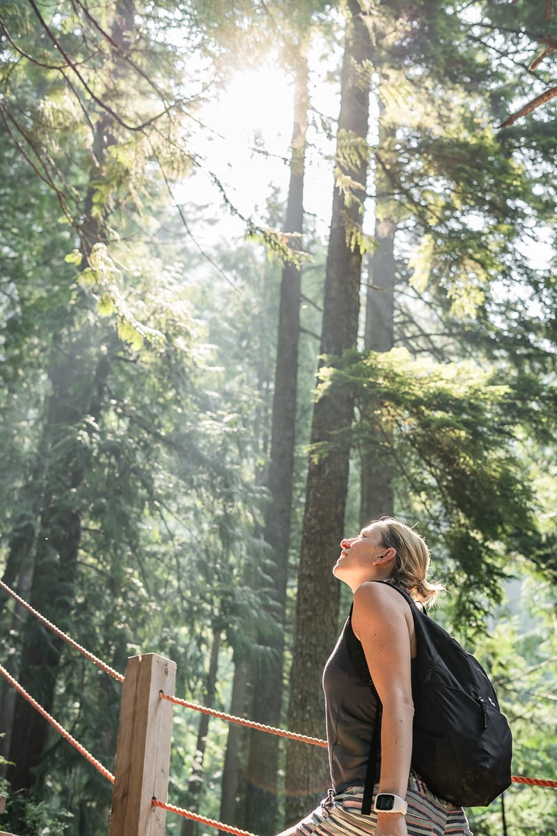 Grouse Grind with sister