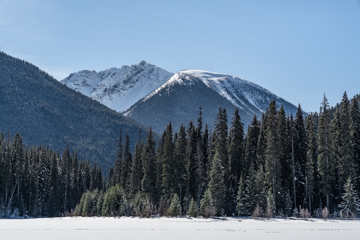 mountains on lightning Lake EC Manning Park