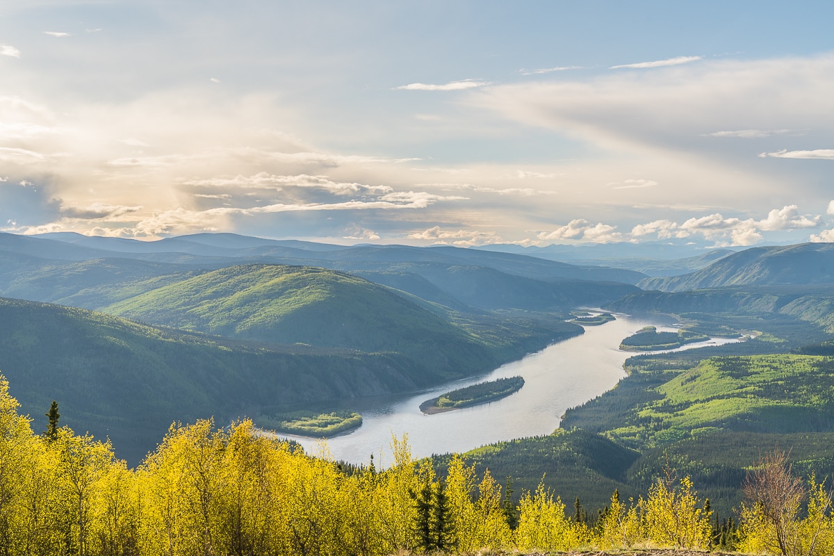Dawson City lookout
