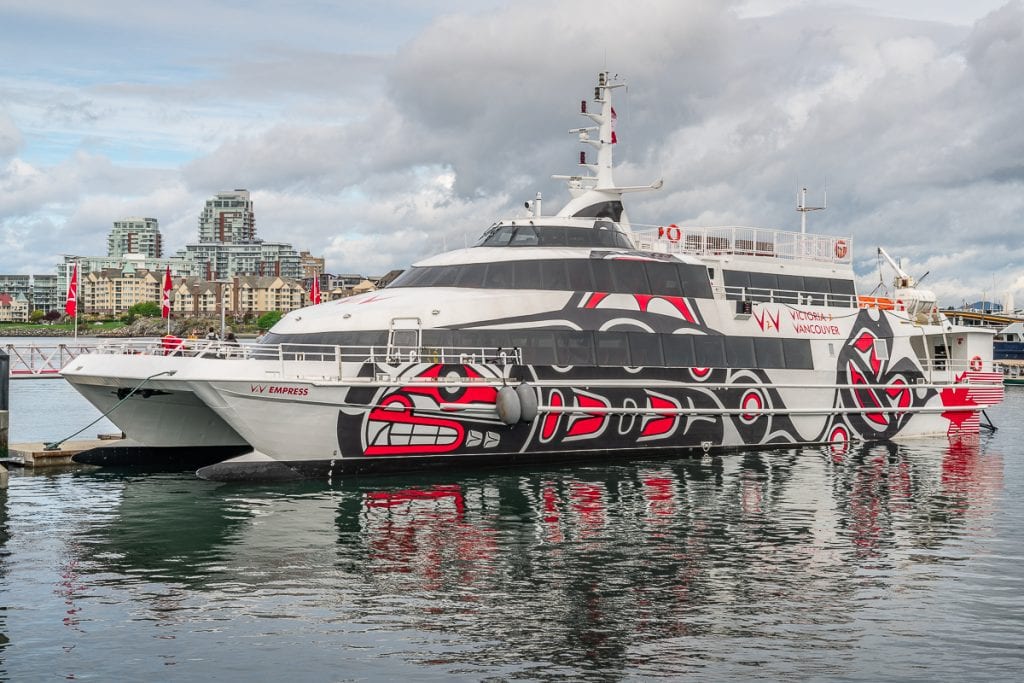 Vancouver to Victoria ferry v2v empress