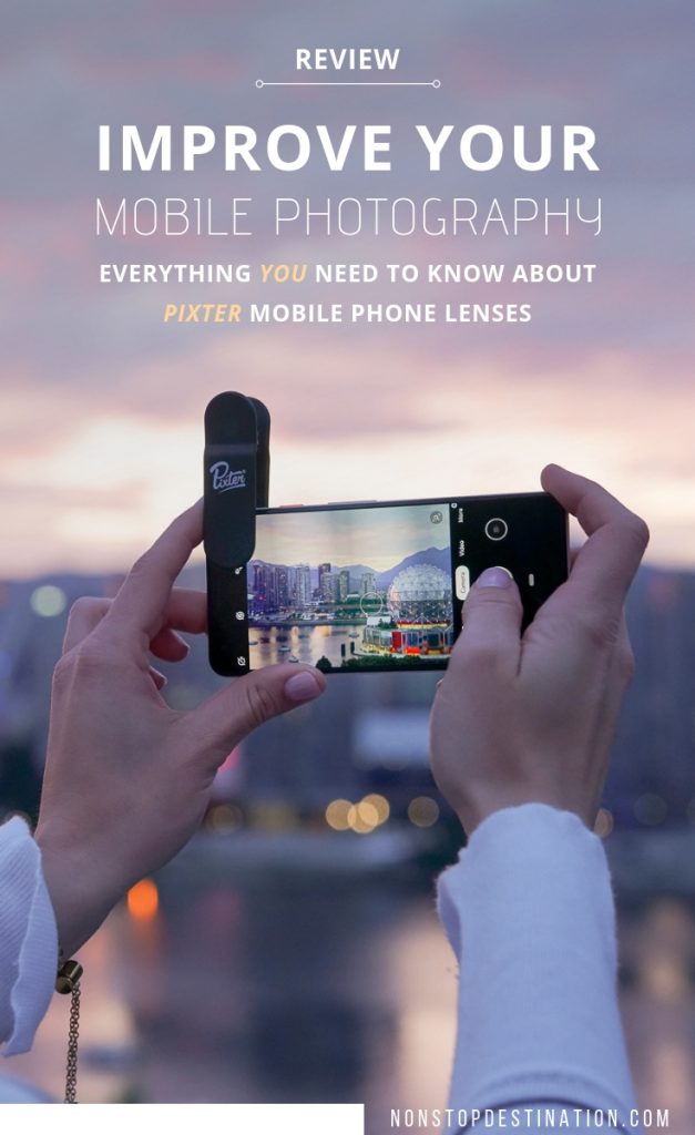 Improve your mobile photography with these mobile lenses. Pixter mobile lens kit gives you the opportunity to take your phone photography to the next level. These mobile phone lenses can be used on any phone, including the iPhone, Samsung and Pixel phones.