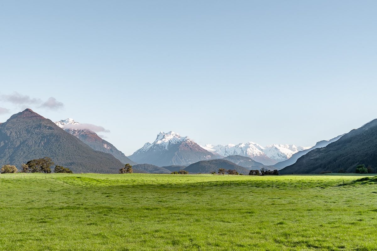 Glenorchy view fields nz