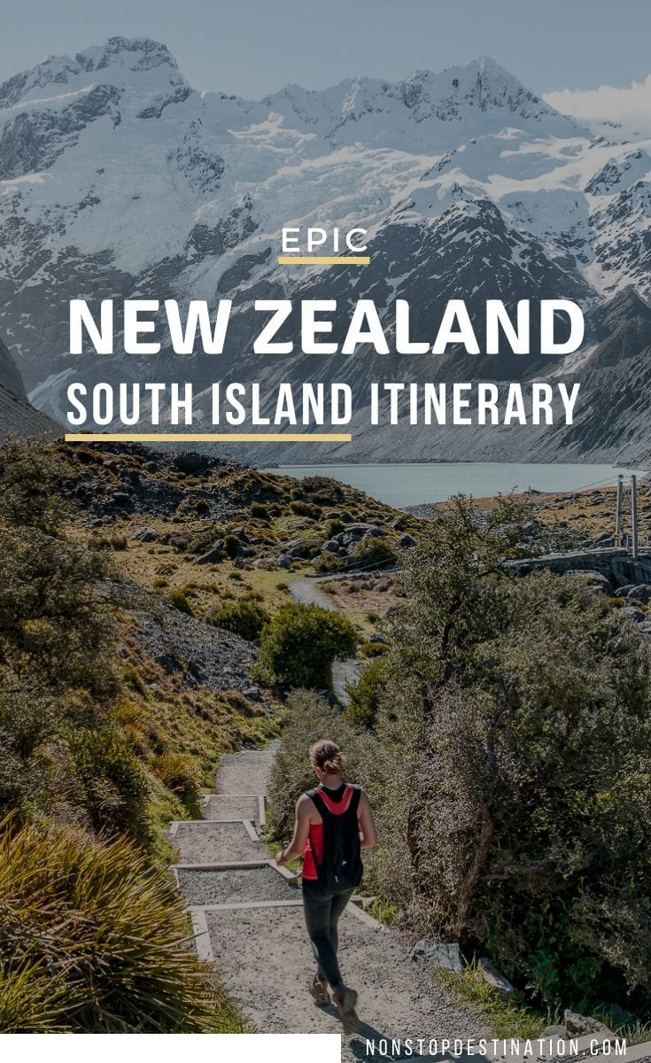 pin new zealand south island itinerary