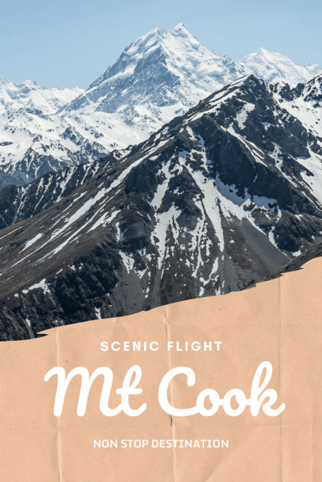 Mount Cook Helicopter Flight: Admire the Southern Alps from above | Non Stop Destination -  Visiting Mount Cook National Park is a must on your New Zealand trip. There are plenty of things to see and do around the area. However, a helicopter flight around Mount Cook and the Southern Alps gives you a unique perspective of this impressive mountain  #nonstopdestination