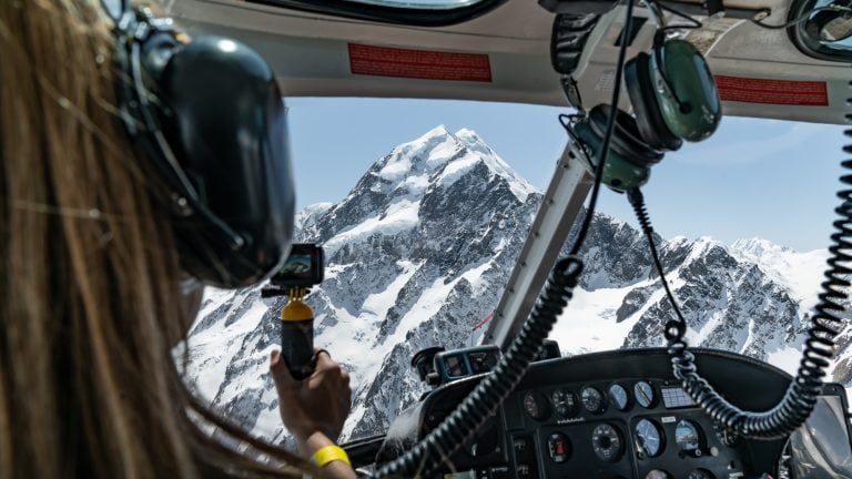 mt Cook Helicopter Flight New Zealand scenic flight