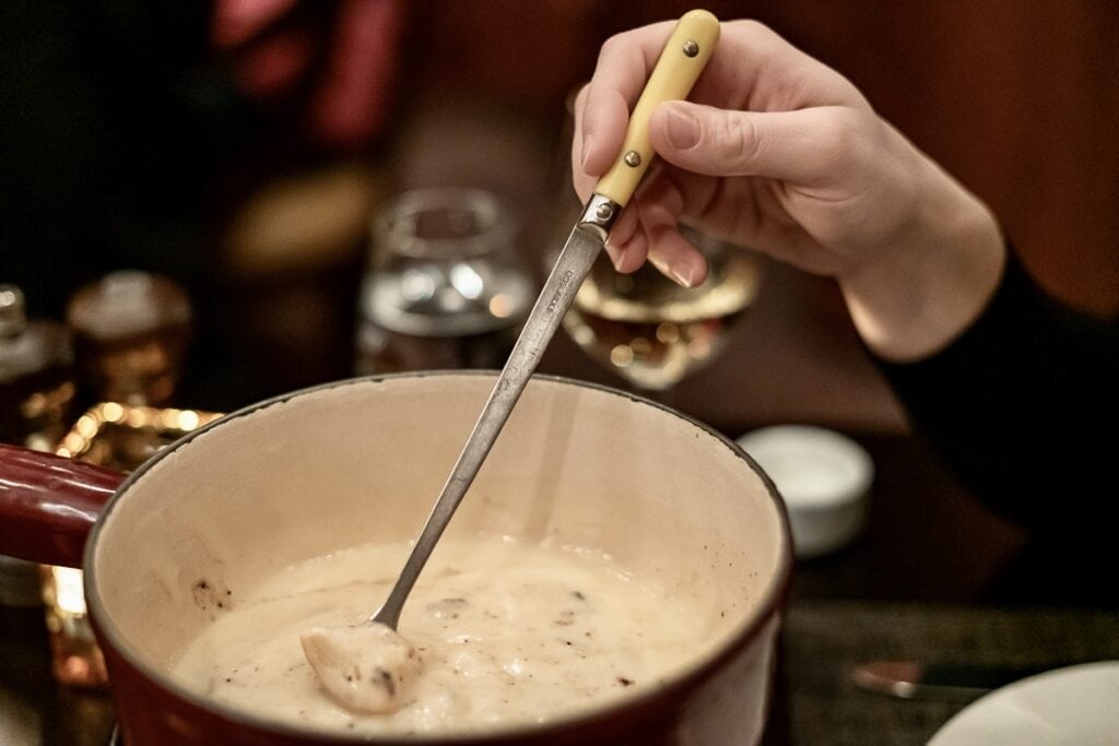 Cheese Fondue Lake Louise