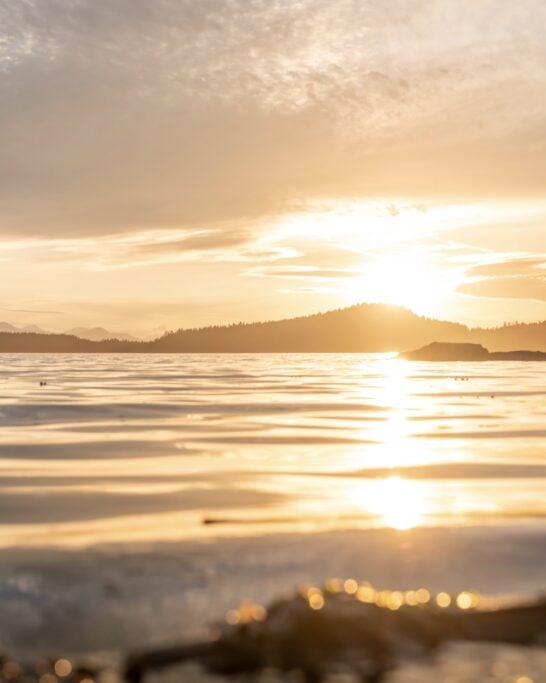 Pender Island sunset