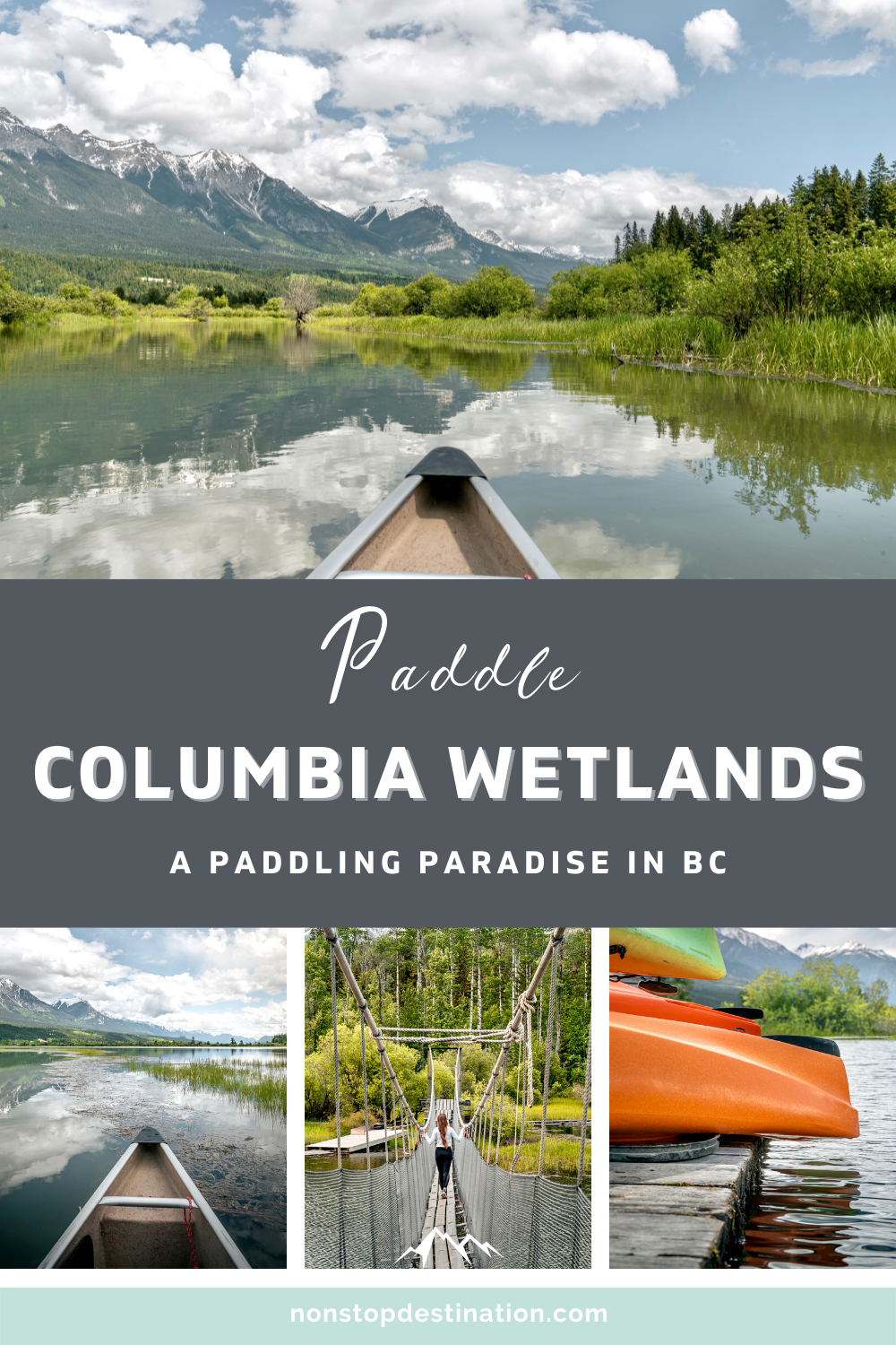 Kayak Columbia Wetlands BC