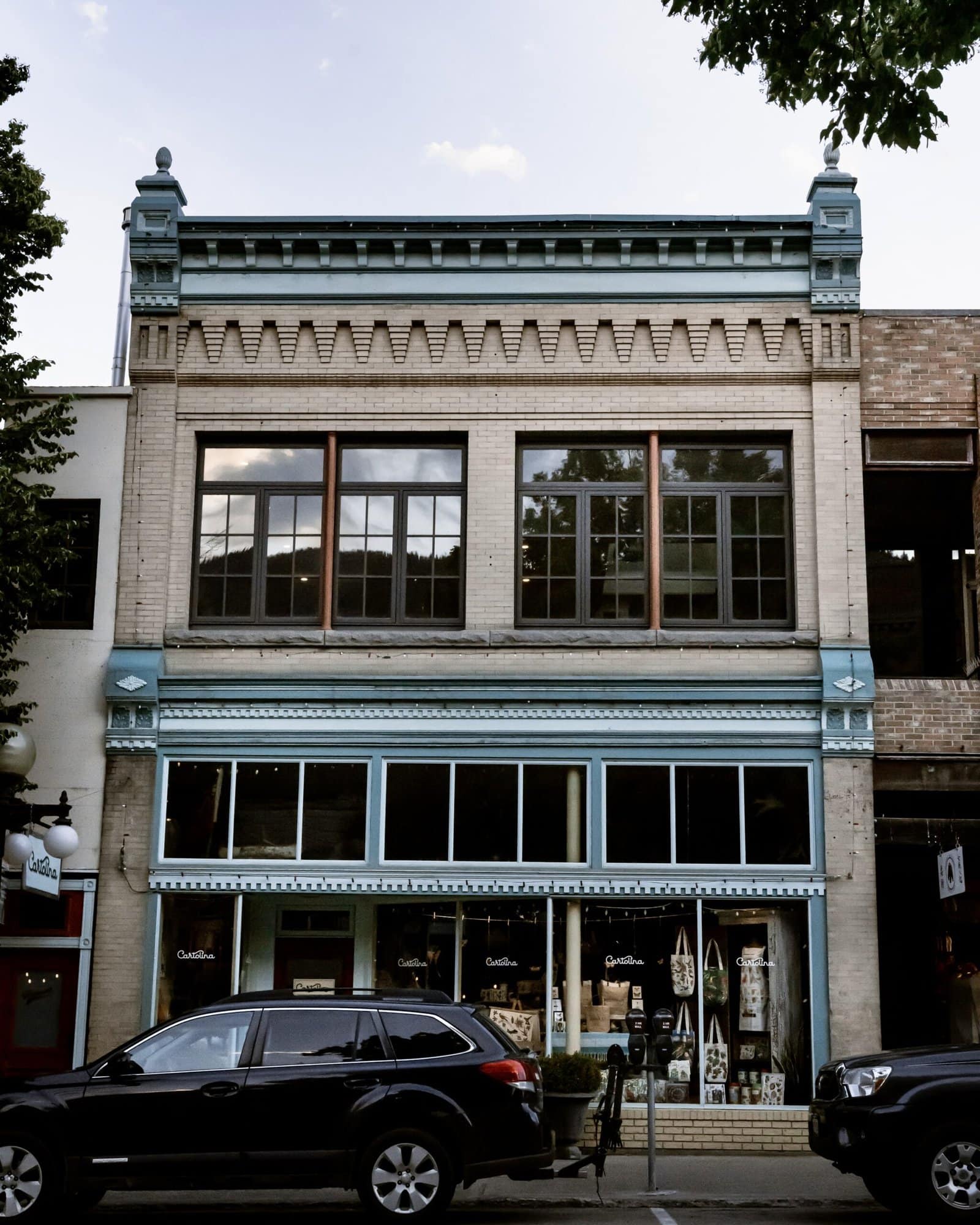 Heritage building on Baker Street Nelson BC