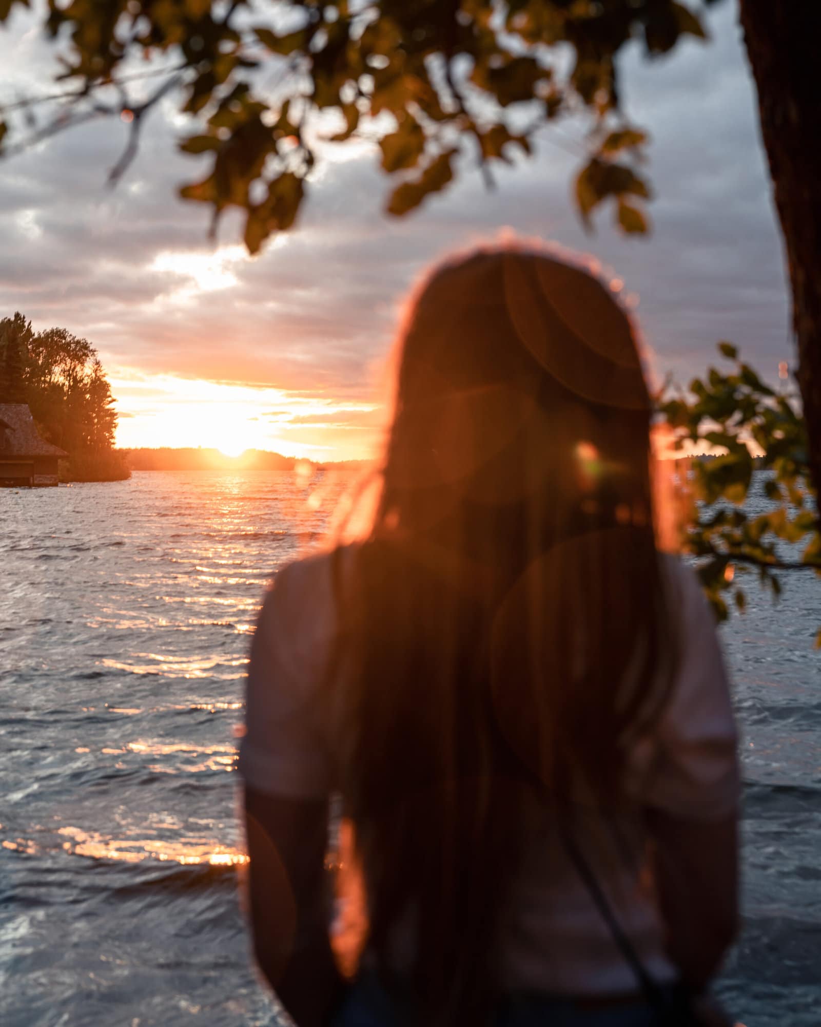 Bowerbird stays beach camp sioux narrows sunset at the dock jetty