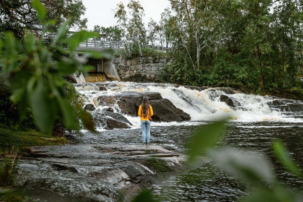 Nestor Falls waterfalls Lake of the Woods Ontario