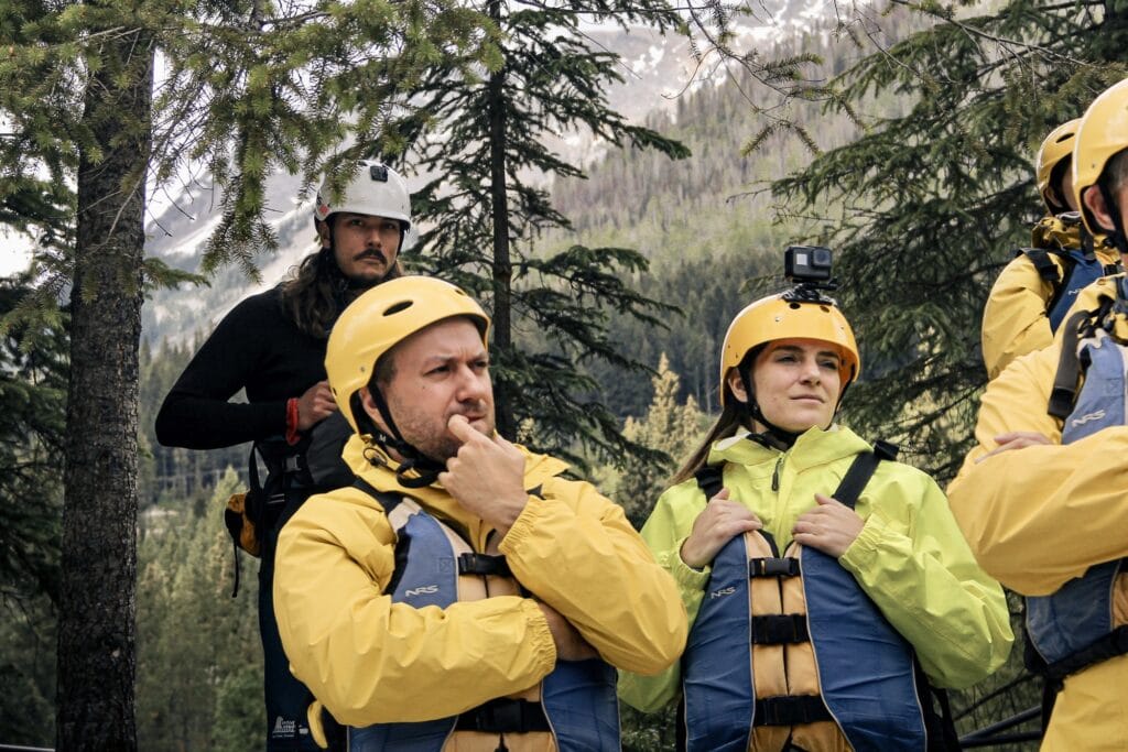 Safety Briefing Banff White Water Rafting Canada