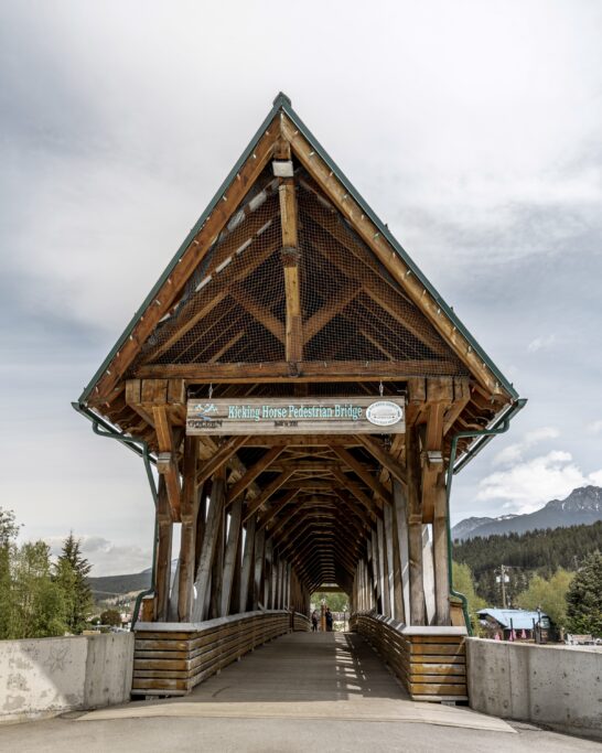 Golden BC bridge entrance