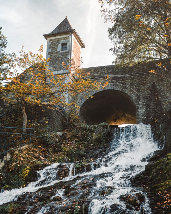 Les Cascades de Coo watervallen van Coo waterfall