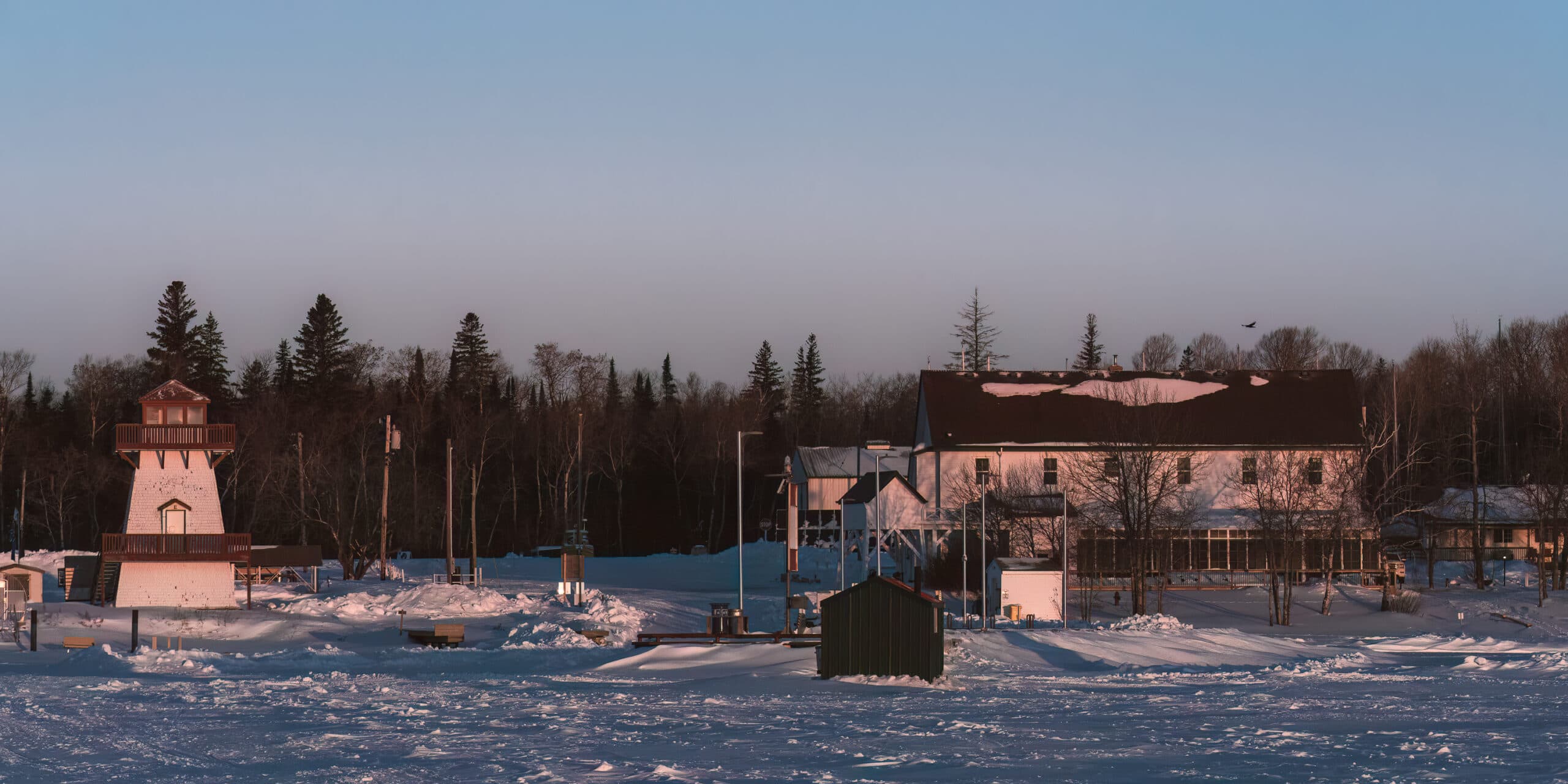 Gull Harbour Sunrise Lake Winnipeg hecla island