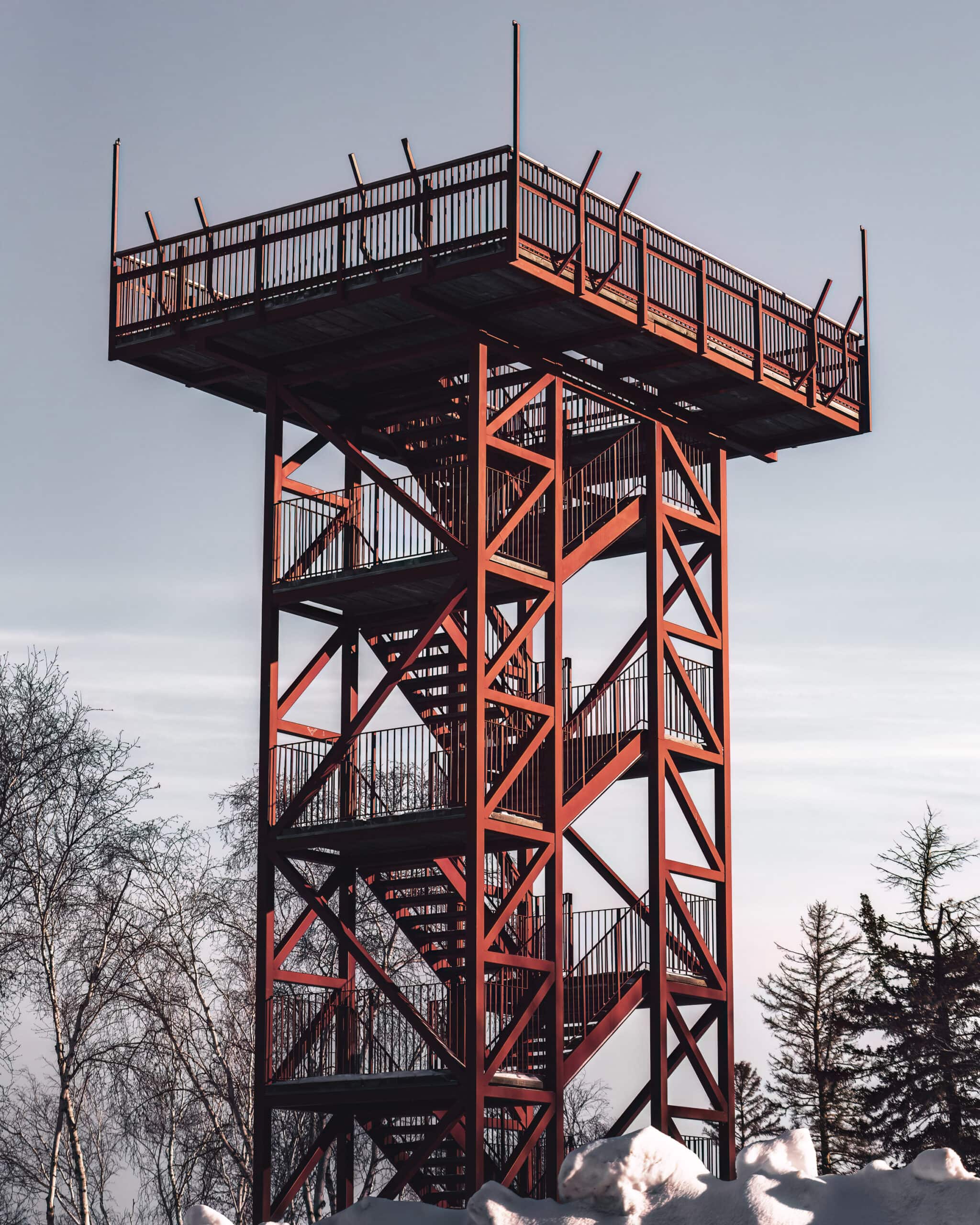 Hecla island viewing tower