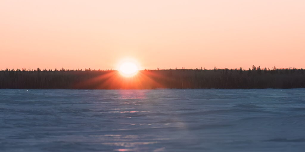 hecla island Lake winnipeg sunrise