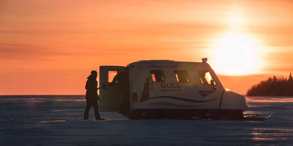 hecla island snobear Lake winnipeg sunset