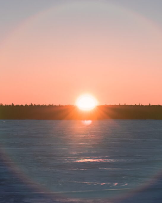 sunrise hecla island Lake winnipeg