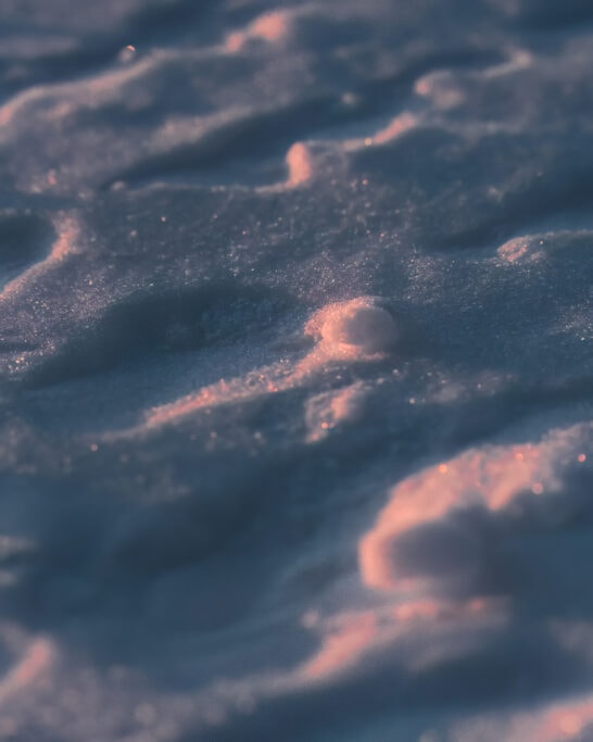 sunrise hecla island detail snow