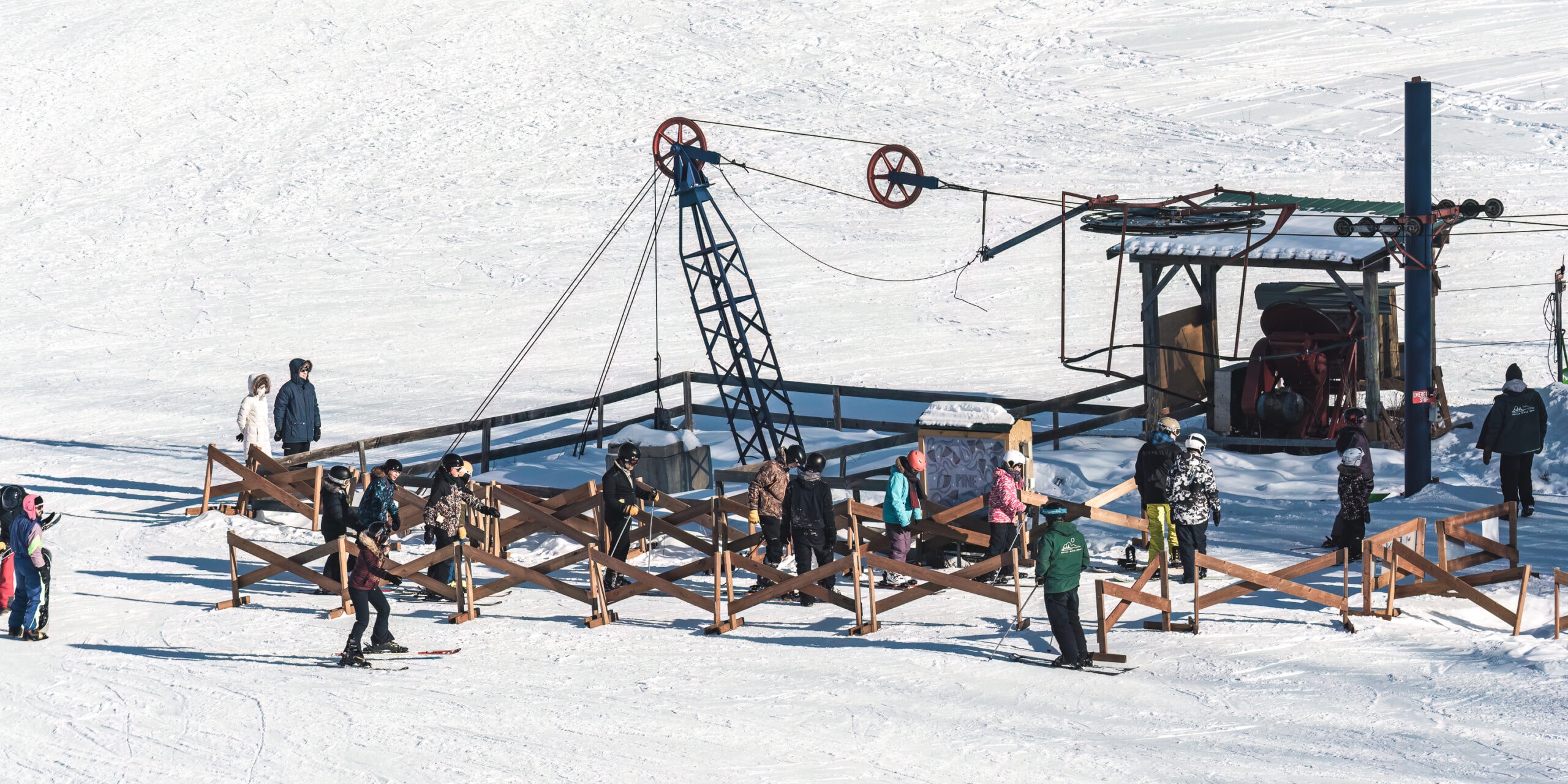 Falcon Ridge Ski Resort t bar lift manitoba