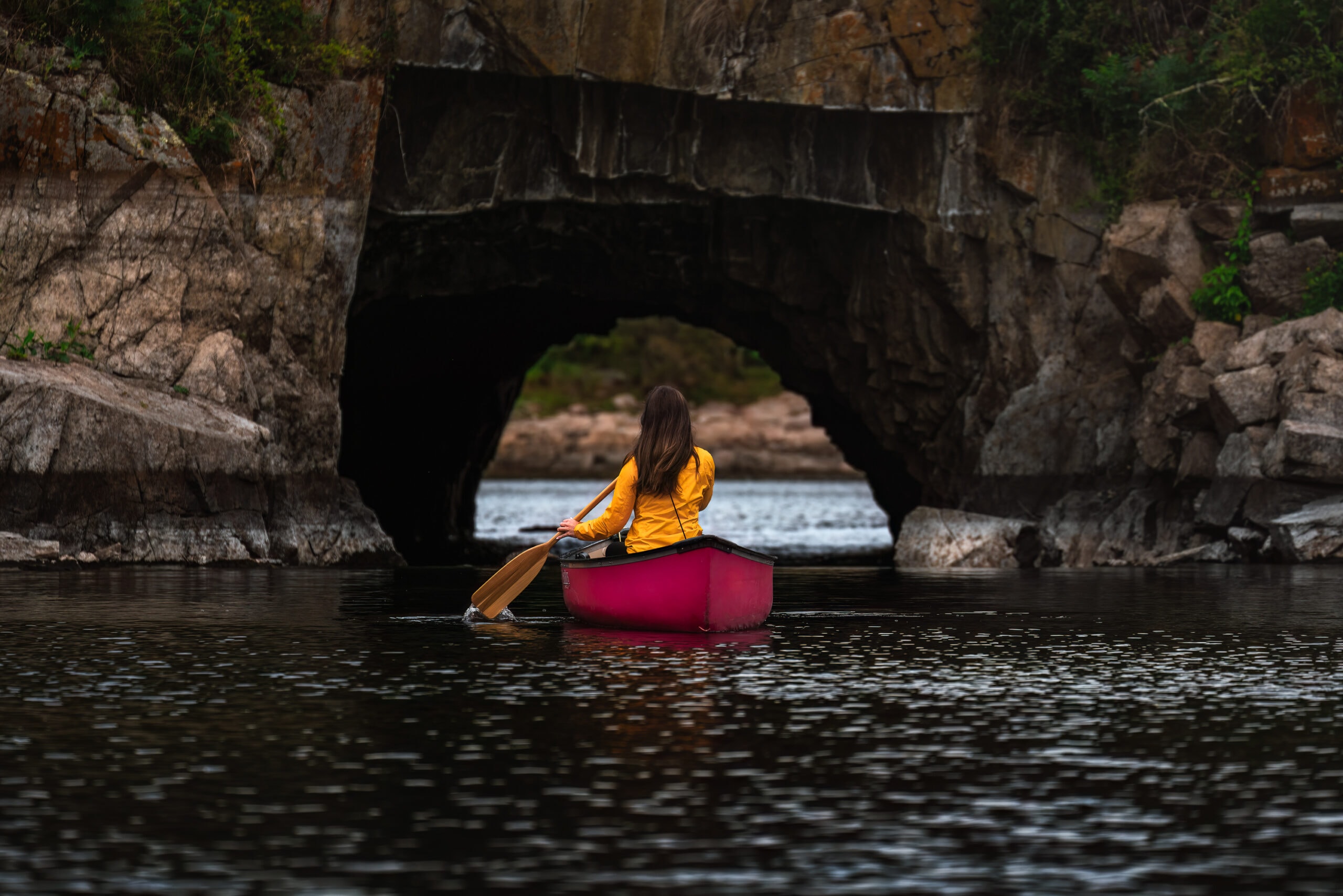 Mink Bay canoe paddle Kenora Ontario 02