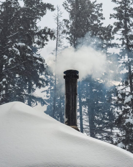 Detail chimney Riding Mountain National Park